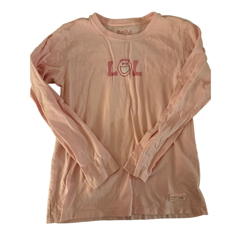 life is good pink LOL shirt size 7/8